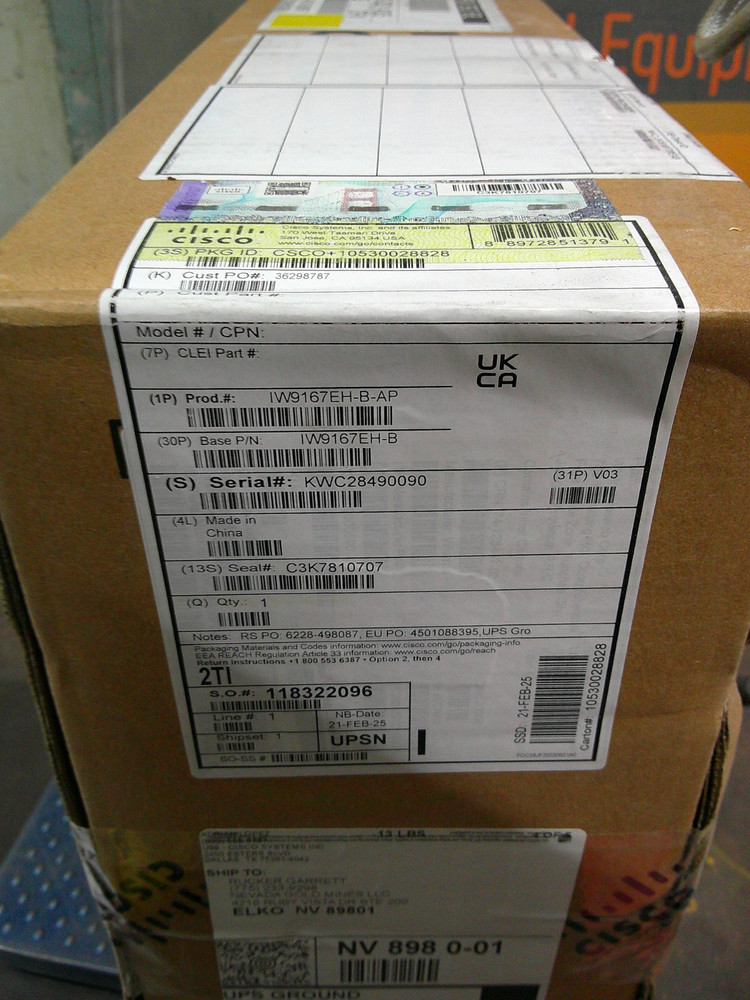 NEW Cisco IW9167EH-B-AP Wireless Access Point