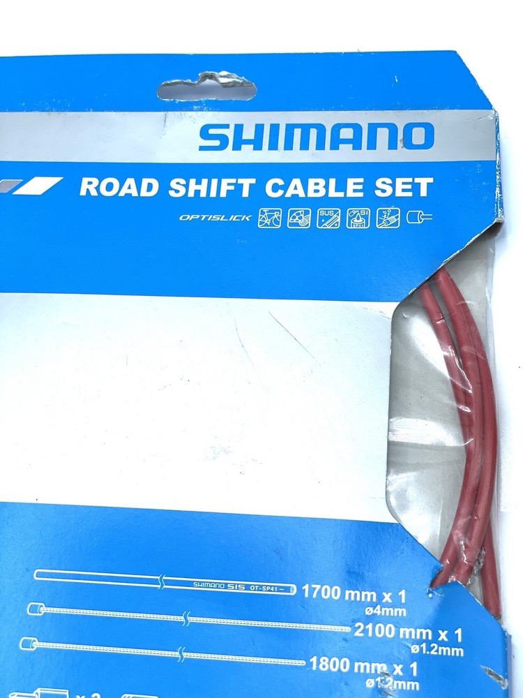 Shimano Road Optislick Shift Cable Set - Red