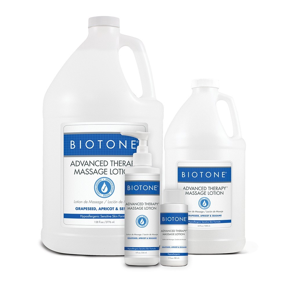 BIOTONE Advanced Therapy Massage Lotion -Unscented -Hypoallergenic -Professional