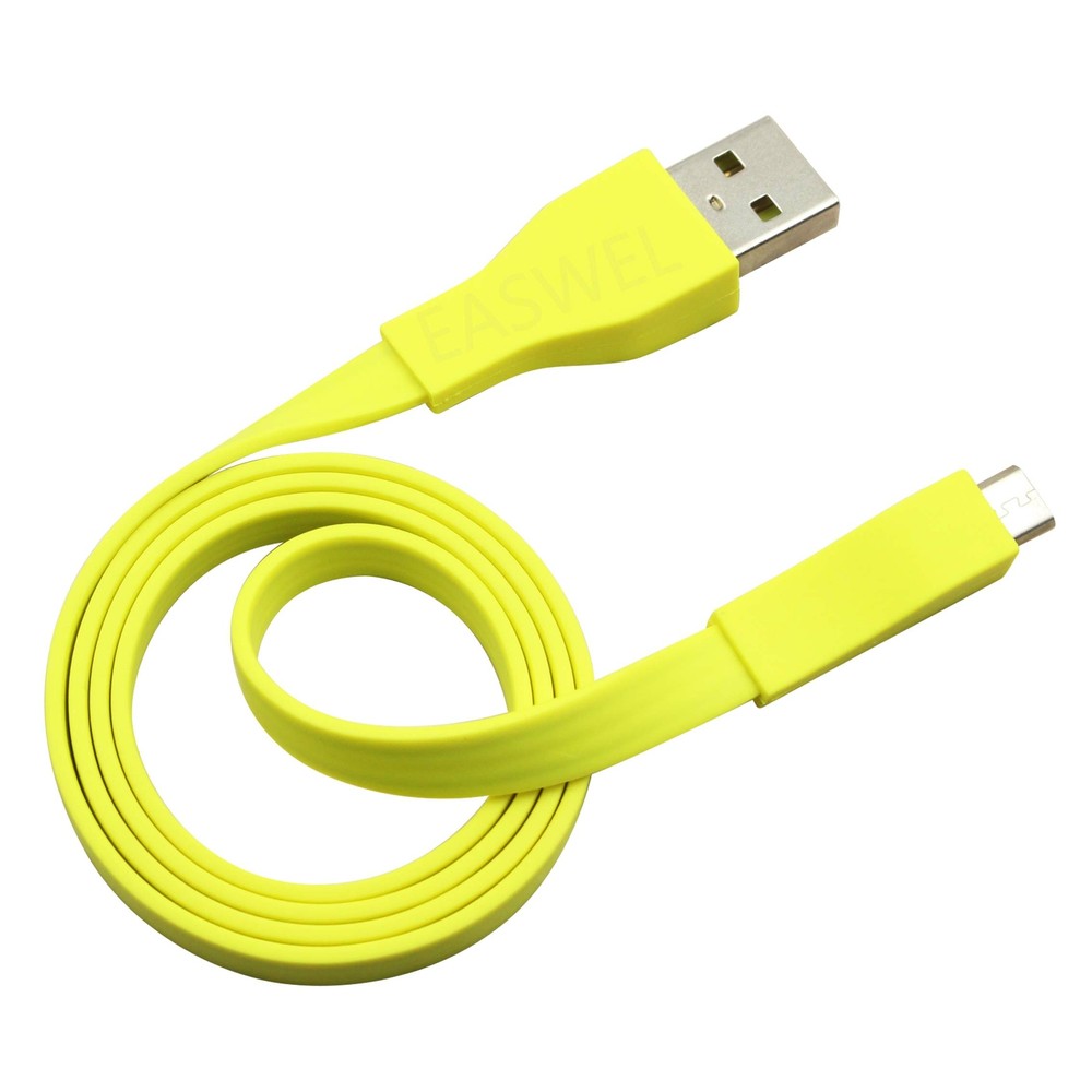 Yellow Micro USB Cable For Logitech Ultimate Ears UE BOOM Bluetooth Speaker 2ft