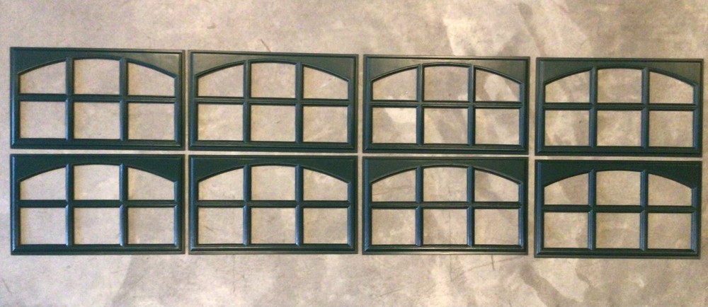 9 Amarr Cascade Replacement Insert for Short Panel Amarr Garage Door HunterGreen