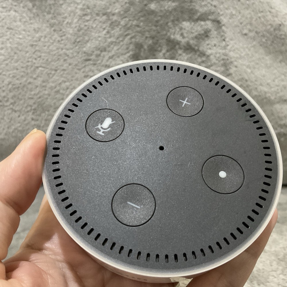 Amazon Echo Dot 2nd Generation Smart Speaker - White (RS03QR) With Cable