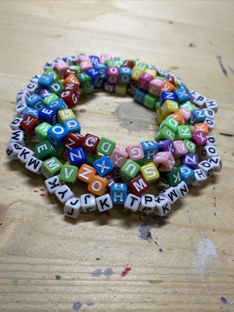 Kandi Letter Mandala Cuff