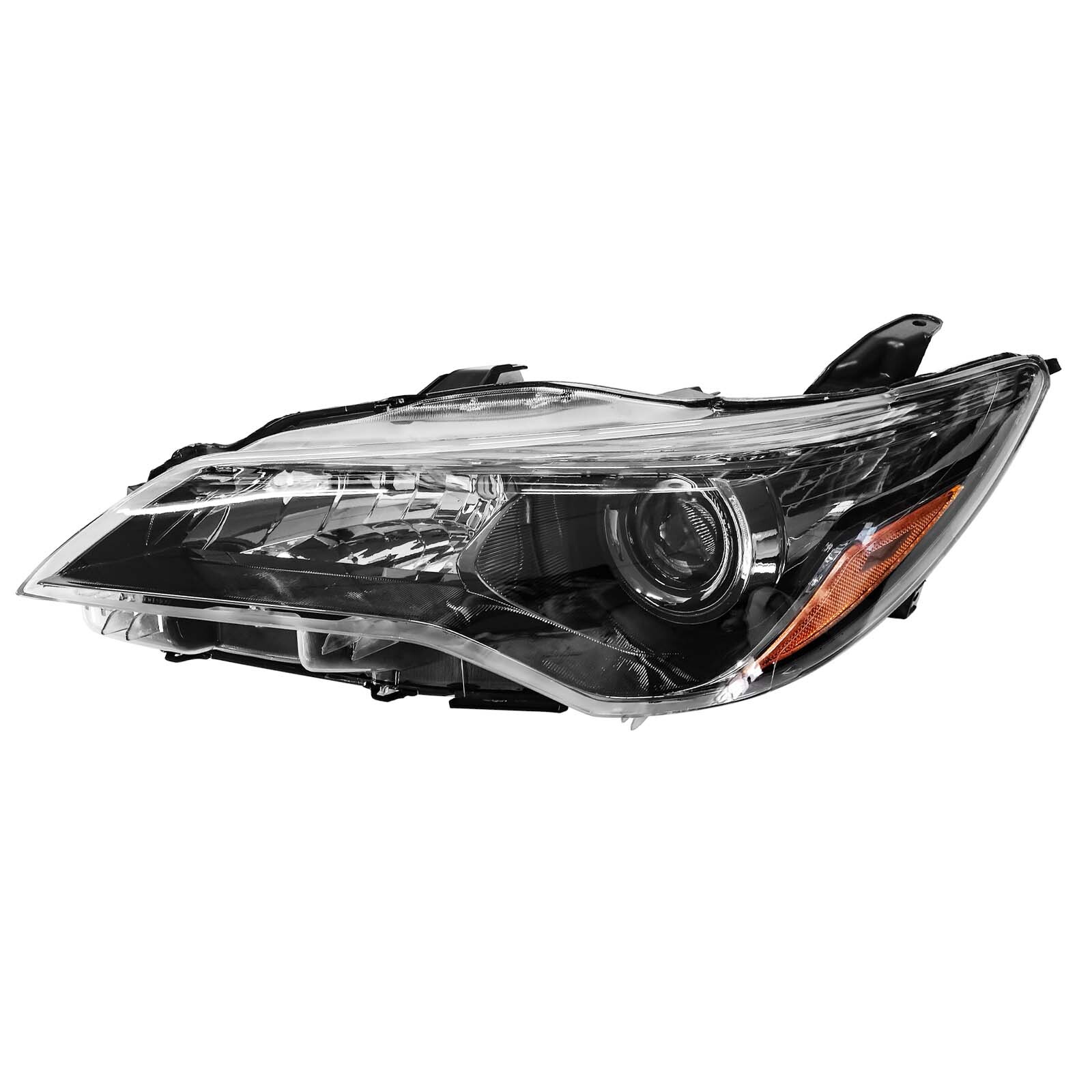 Black Headlight Set For 2015-2017 Toyota Camry LE SE XLE XSE Left+Right Halogen