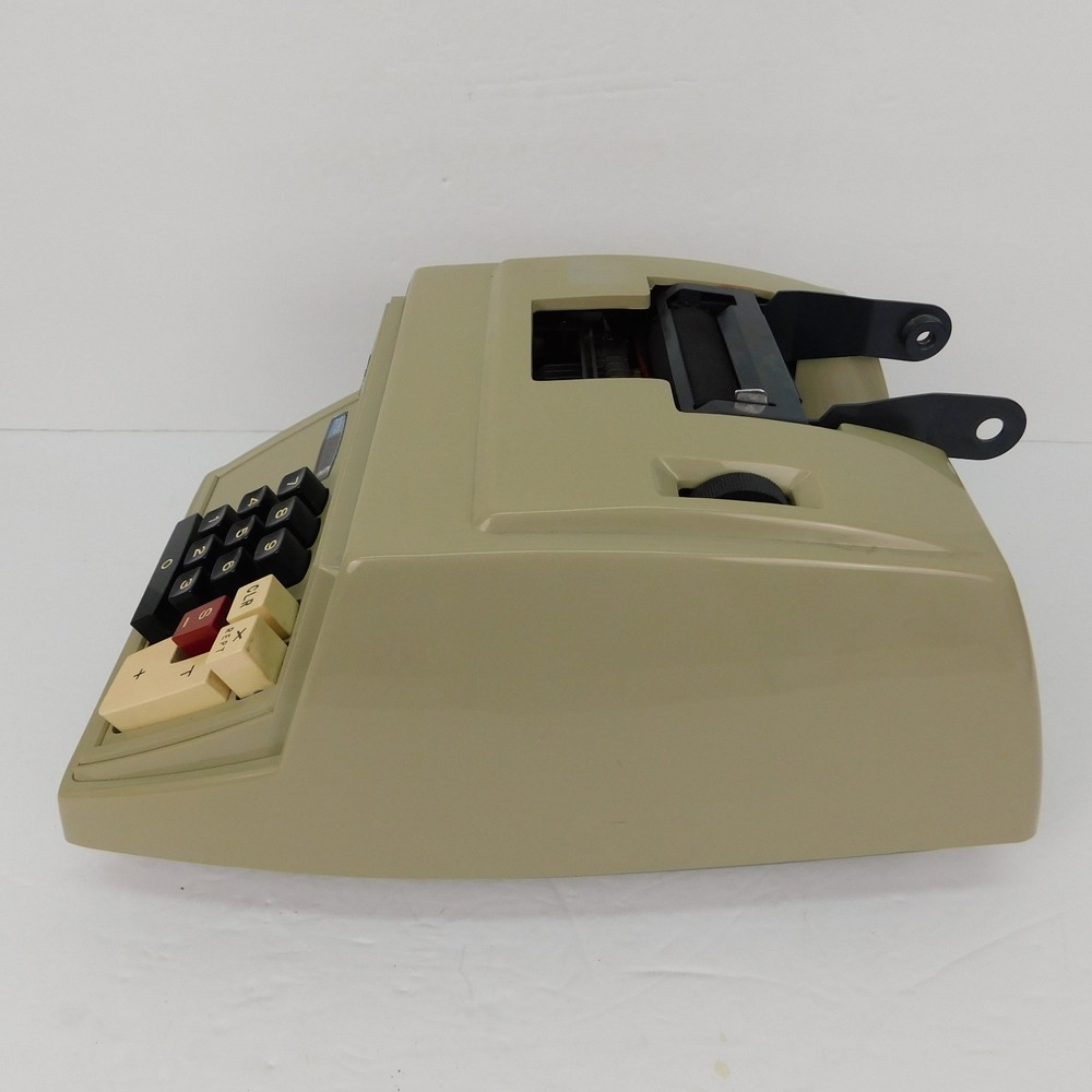 Vtg Commodore 207CB Electronic Business Adding Machine W/ Extra Rolls Tested