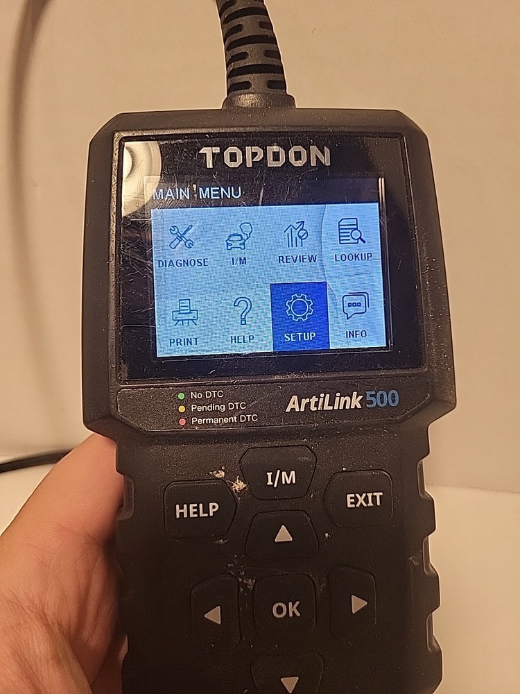 Code Reader, OBDII Modes & Data Graphing, Art Link 500 TOPDON AL500, Tested.