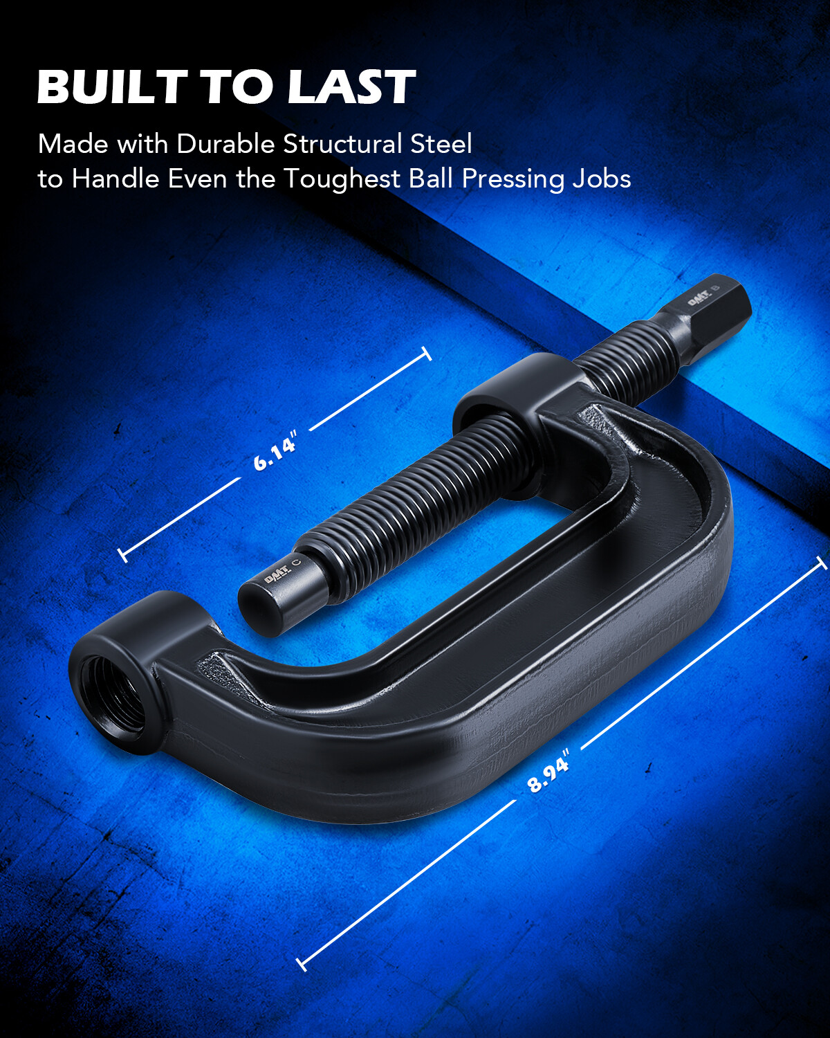 OMT Heavy Duty 4 in 1 Ball Joint Press U Joint Removal Tool Kit w 4 x 4 Adapters