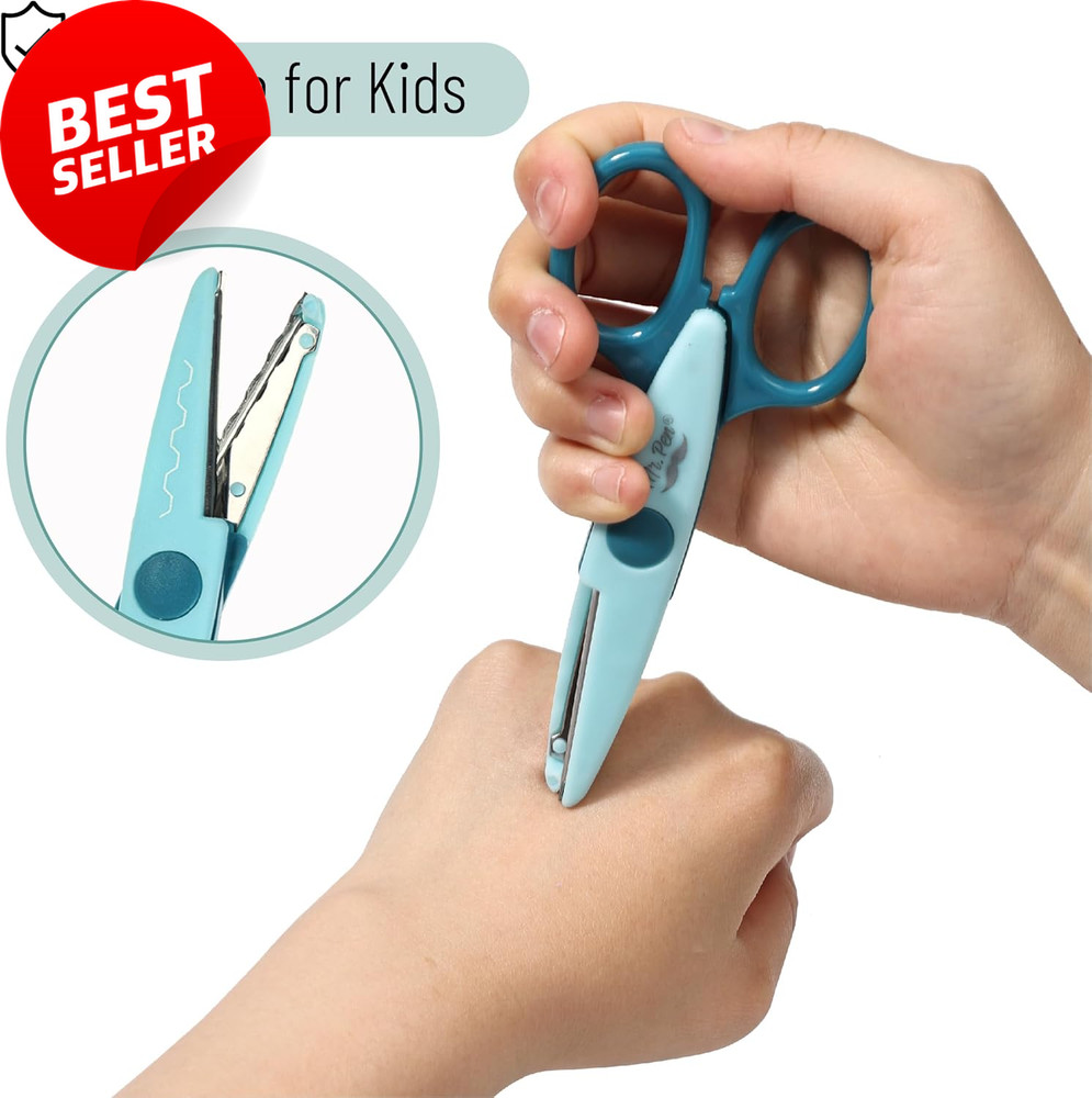 Decorative Craft Scissors 6 Pack Zig Zag Pattern Scrapbooking Fancy Edges