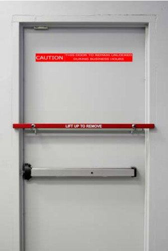 NEW Exit Security Blockade Bar for 36" Outswing Door Forced Entry Deterrent