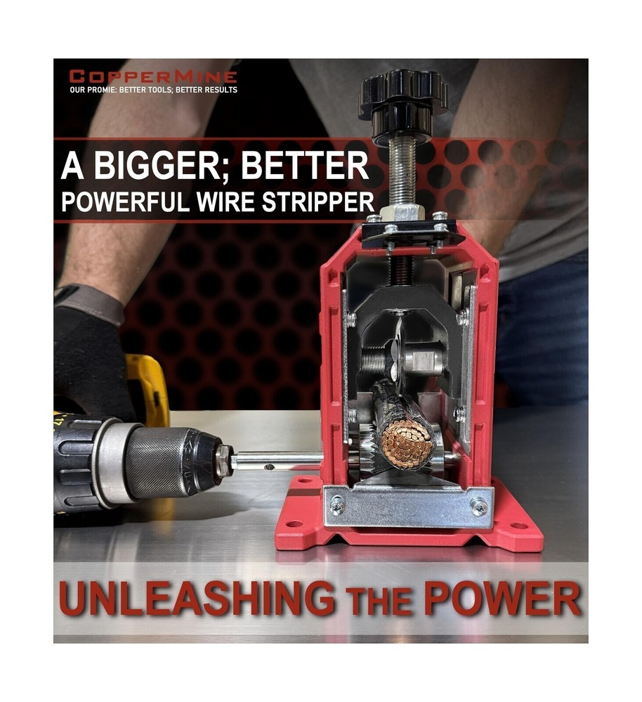 Manual Drill-Powered Wire Stripper Machine, Manual Wire Stripping Machine, Ea...