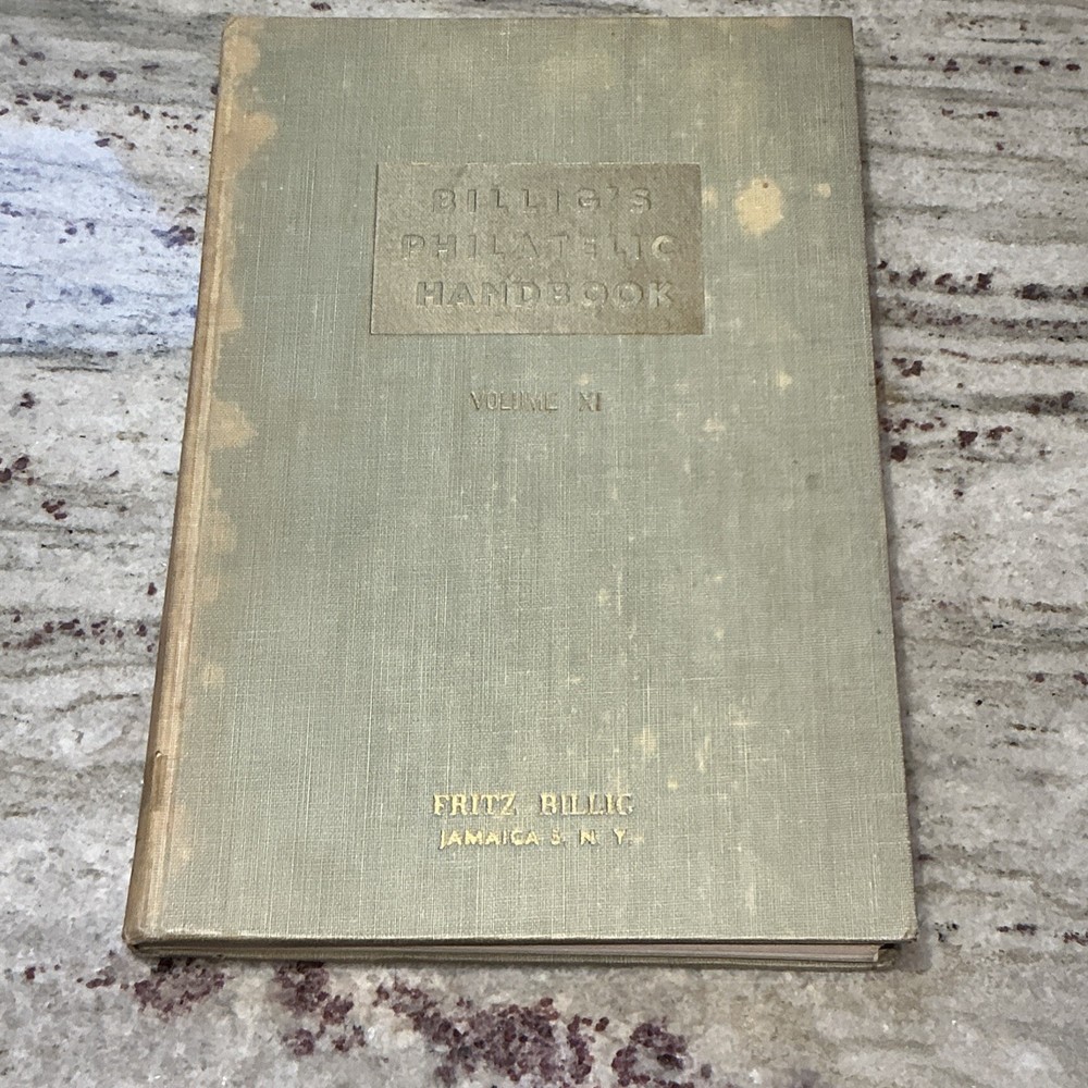 Billigs Philatic Handbook Vol Xl, vol 11