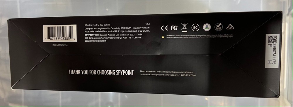 SpyPoint Elite Bundle Model Flex G-36C Cellular Trail Camera NEW