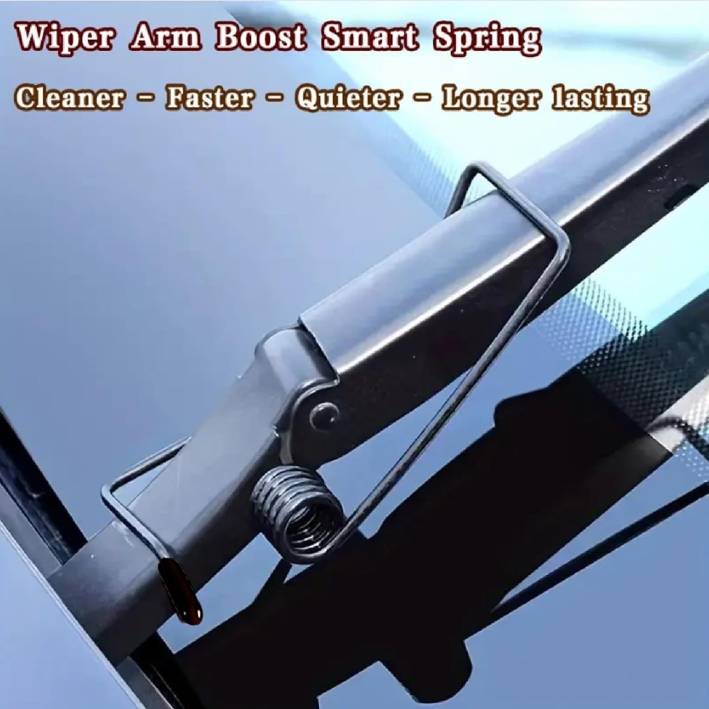 2Pcs Windshield Wiper Arm Pressure Spring Booster, Spring