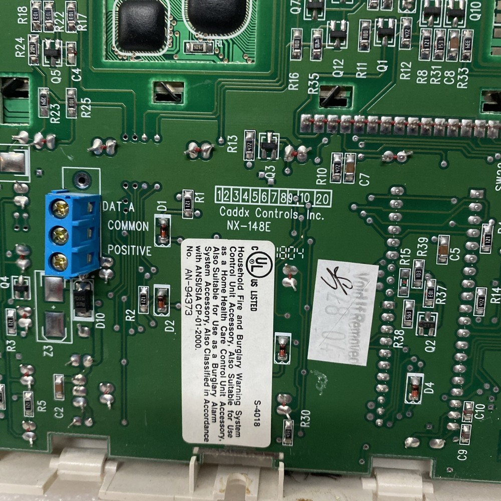 GE INTERLOGIX NX-148E LCD KEYPAD SECURITY ALARM ( Missing Up & Dow Button )