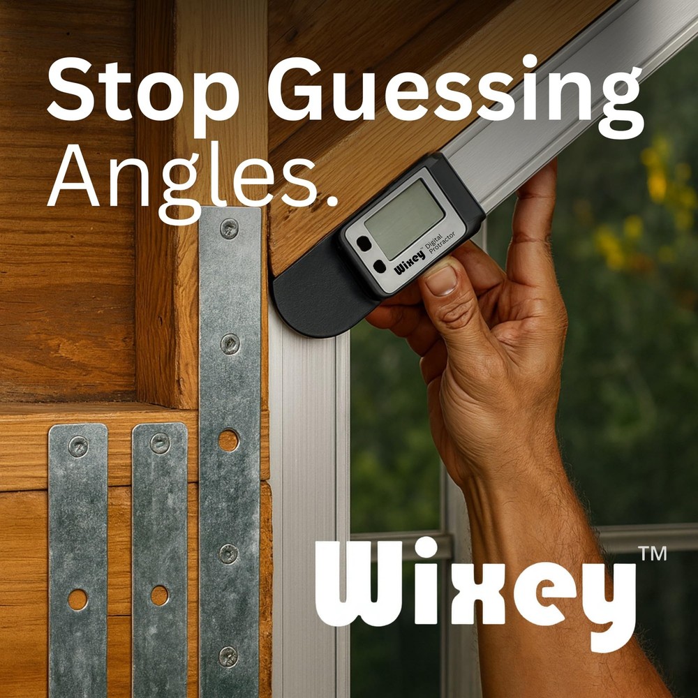 8 (203mm) Wixey Digital Protractor with Miter Function