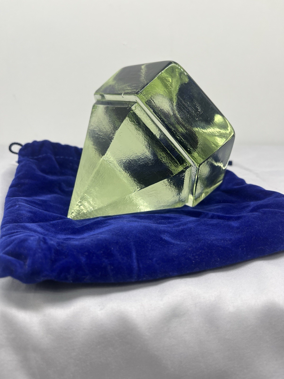 Mystic Seaport Charles W Morgan Ship Deck Prism Hand Poured Reproduction Green