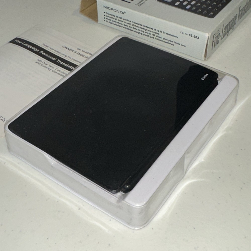 MICRONTA 5 Handheld Language Translator Currency Conversion & Calculator