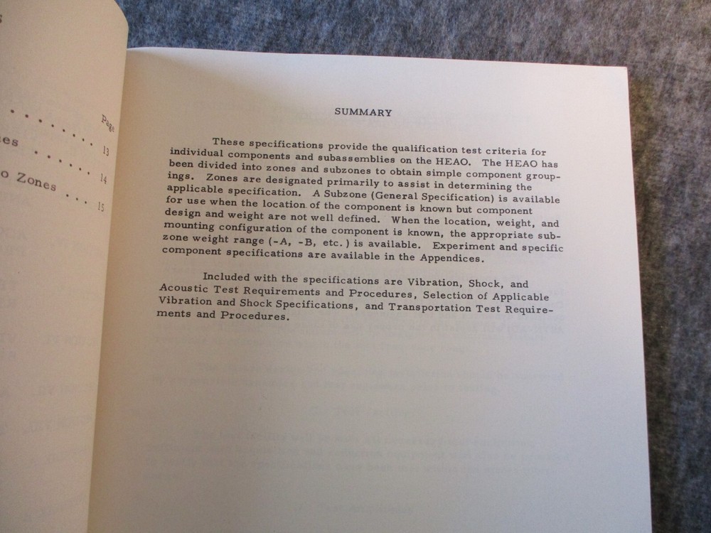 1972 TELEDYNE/NASA MSFC HEAO-A SUMMARY REPORT DEVELOPMENT/EXPERIMENTS