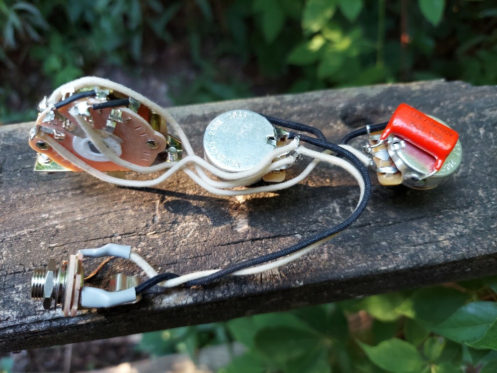 Tele Esquire Wiring Harness 3/w Switch CTS Solid Shaft .022 KellingSound