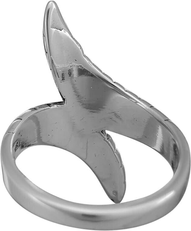 Diamond Cut Wrapped Feathers Ring