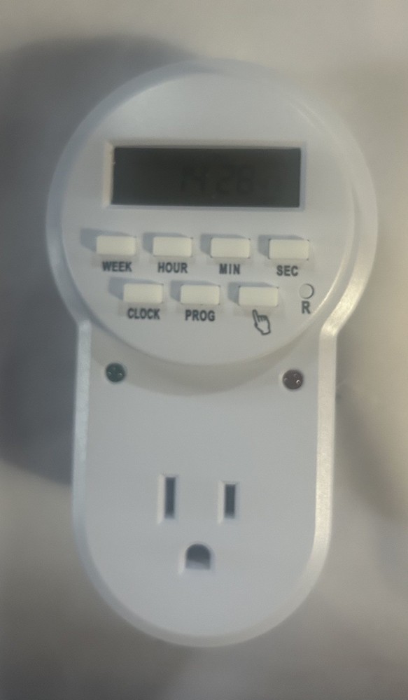 Safe Easy Programmable Weekly Digital Outlet Timer - Model ETU-63A - New No Box