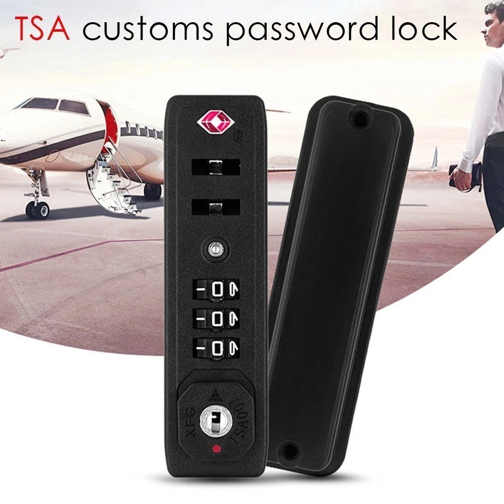Luggage Customs Lock TSA007 Safely Code Lock 3 Digit Combination Lock