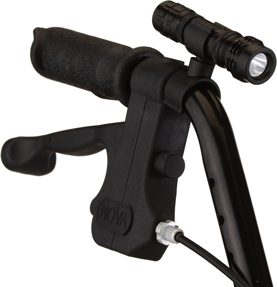 NOVA Flashlight for Canes, Walkers, Rollators, Strollers and Bikes, Comes with
