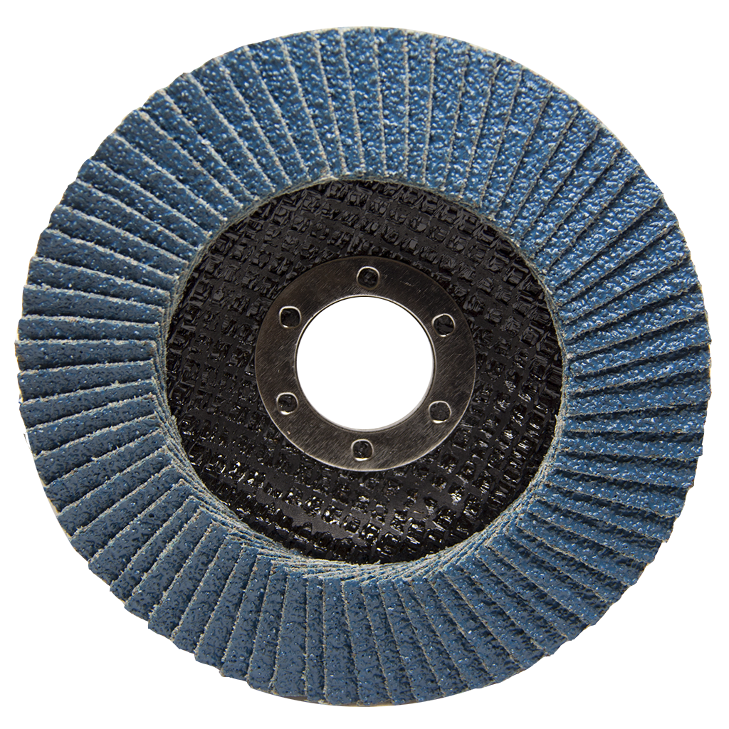 50 Pack 4.5” x 7/8" Professional 40 Grit Zirconia Flap Disc Grinding Wheels T29