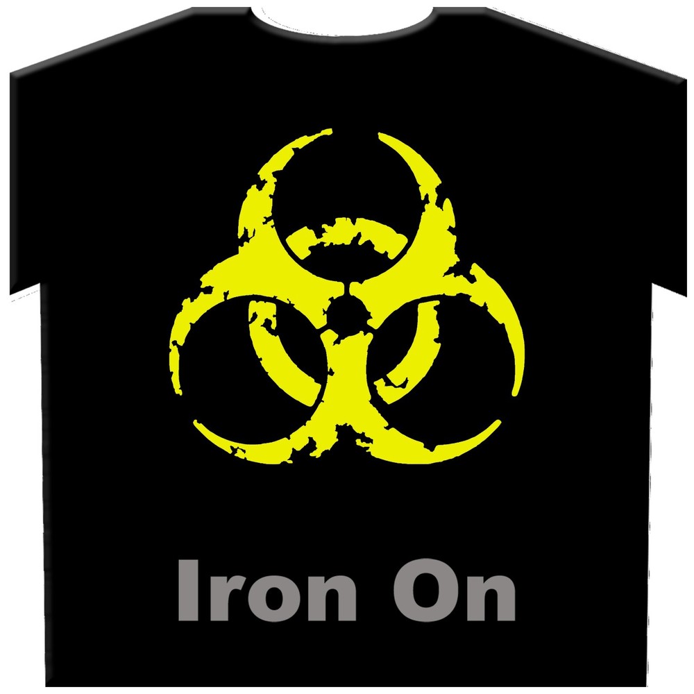 Biohazard Symbol Fabric Decals