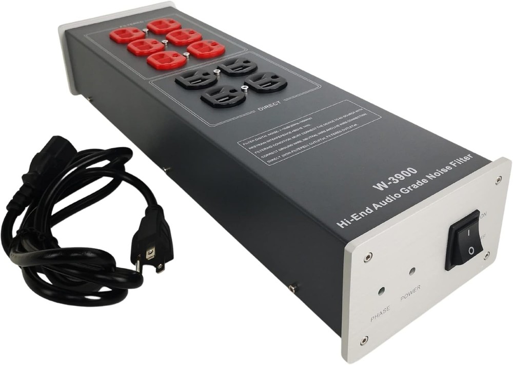 AC Power Filter Conditioner - WAudio Purifier with Silver