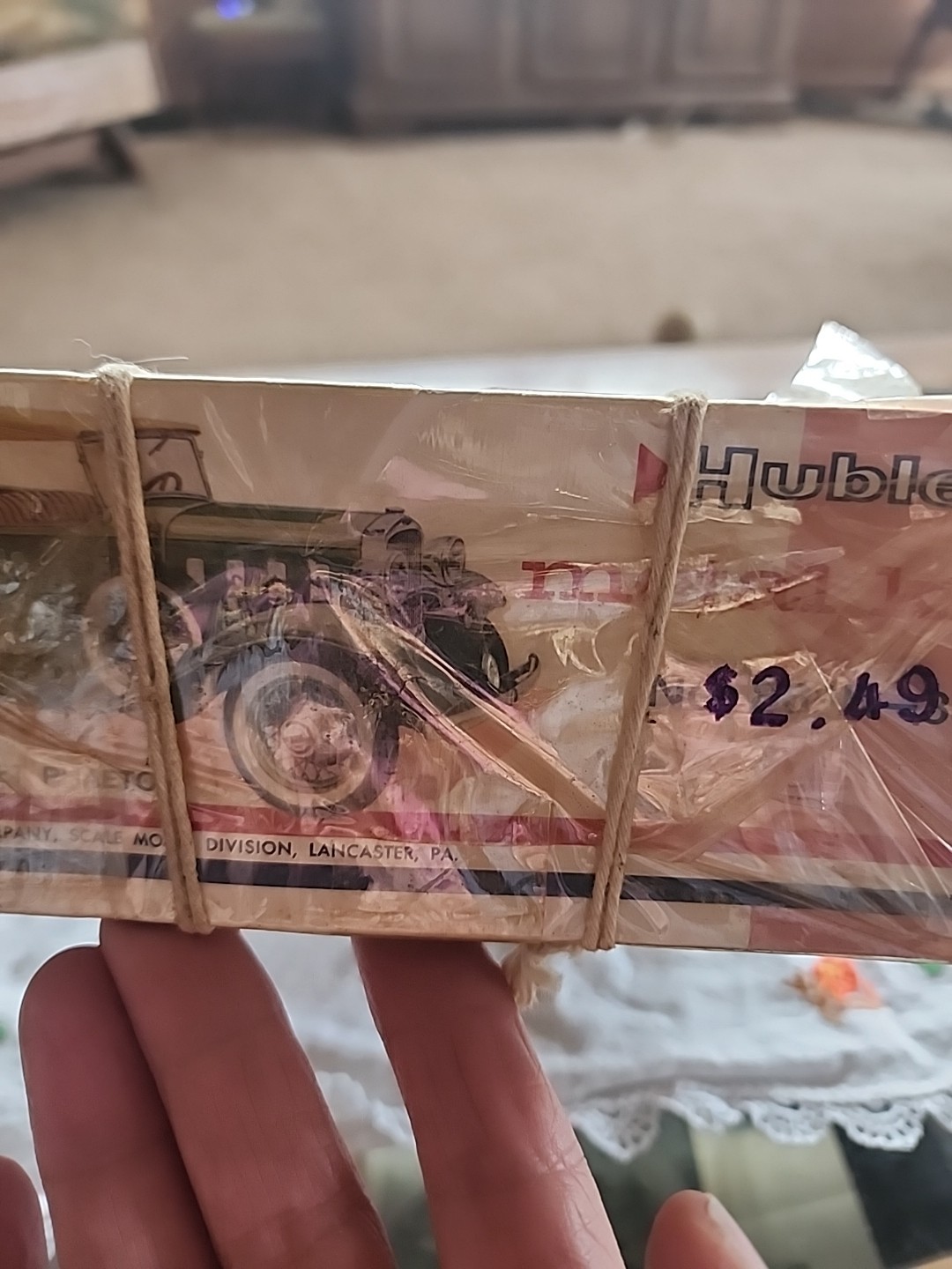 VTG NOS MIB CELLOPHANE IS LOOSE 1960S METAL KIT CHEV PHAETON BY HUBLEY