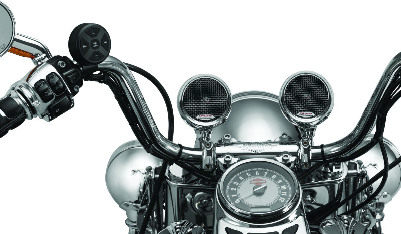 Kuryakyn Road For Thunder Speaker Pods Bluetooth Audio Controller Chrome