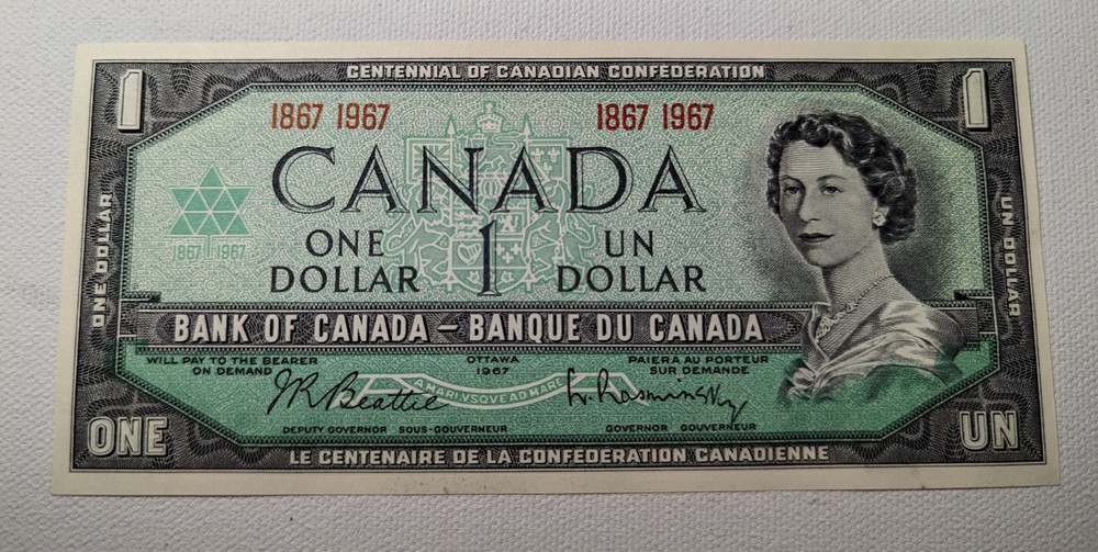 1967 Centennial Canada One Dollar UNC