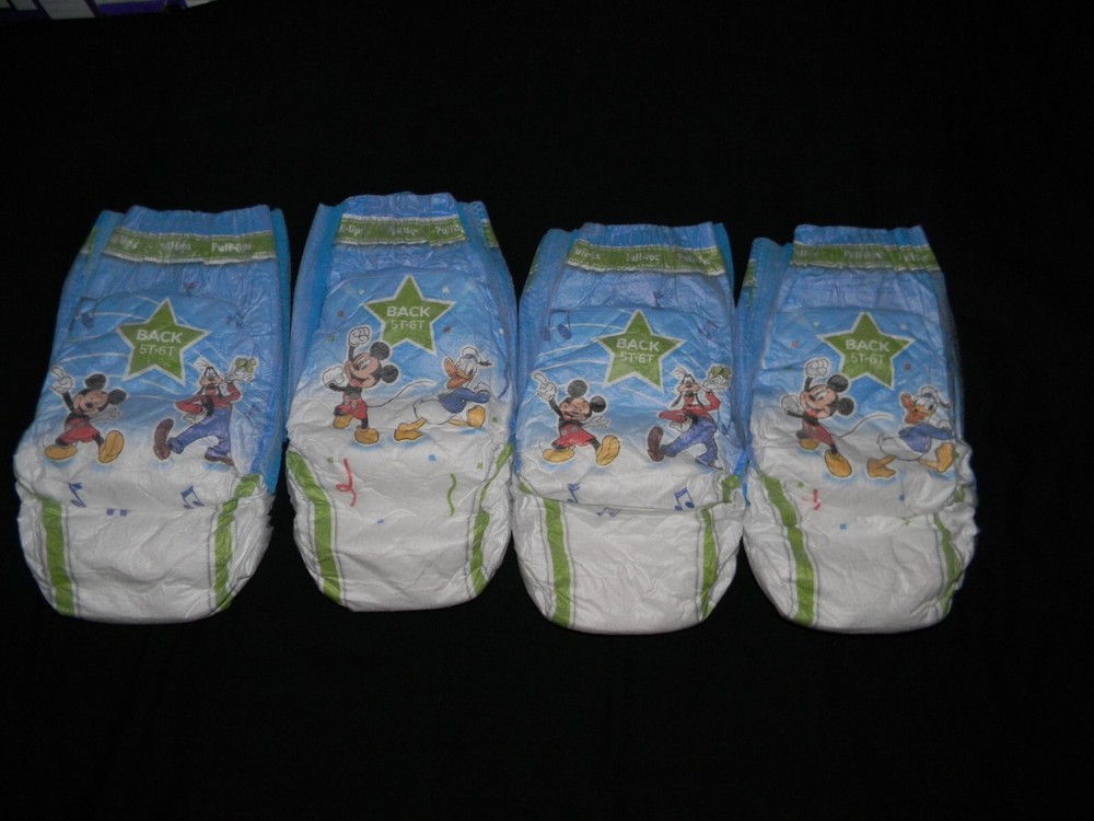 4 Huggies Pull-ups 5t-6t over 40-60 Lbs