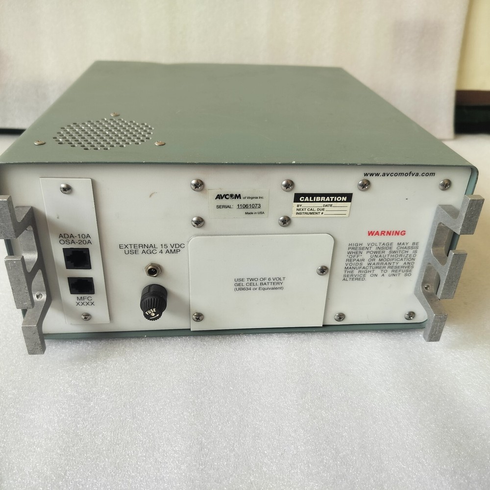 AVCOM PORTABLE SPECTRUM ANALYZER(MODEL PSA-65C)