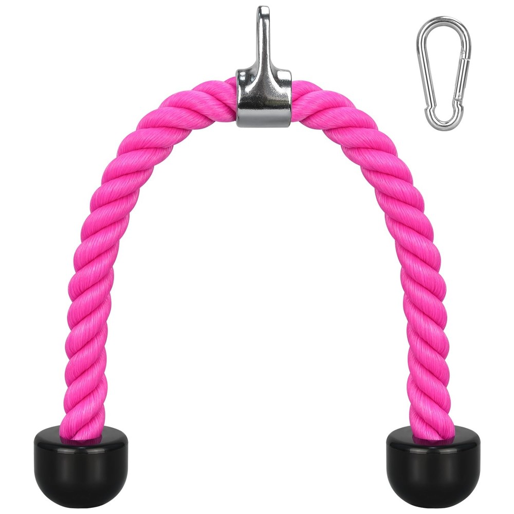 27 Inch Tricep Rope Cable Attachment Pull Down Rope for Cable Machine
