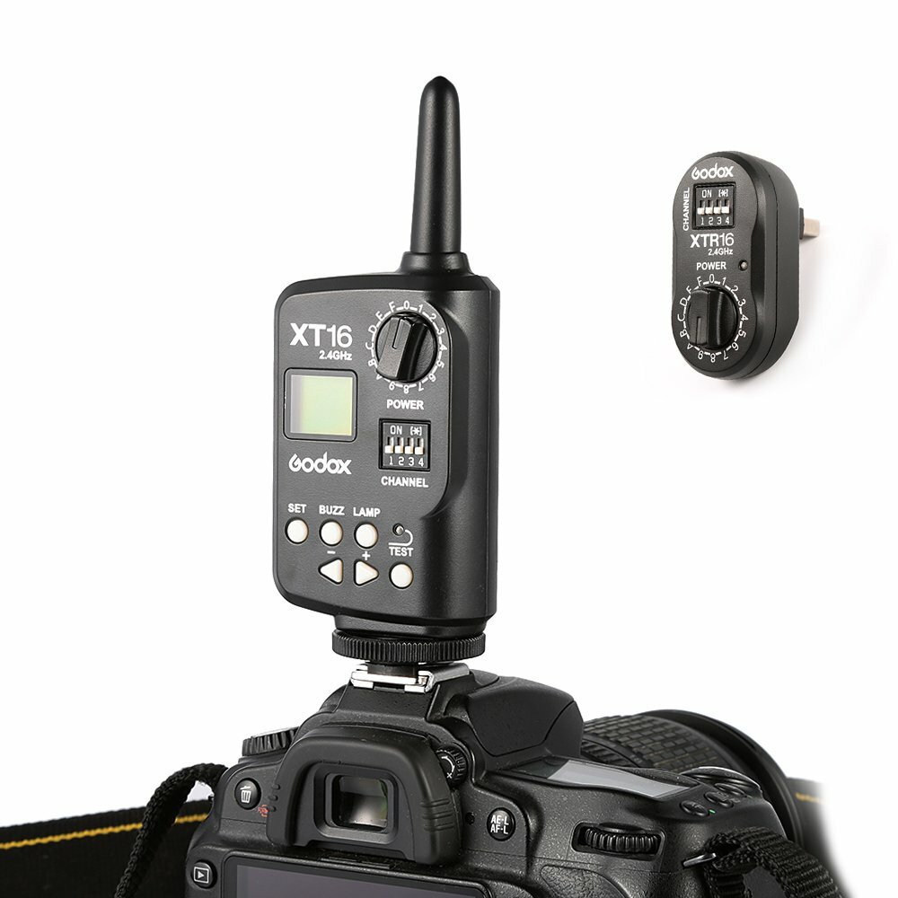 US Godox XT-16 Wireless 2.4G Power Controller Flash Trigger Set f Studio Flashes