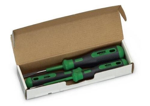 WAGO 210-722 Operating Tool Set with Partially Insulated Shaft Screwdrivers