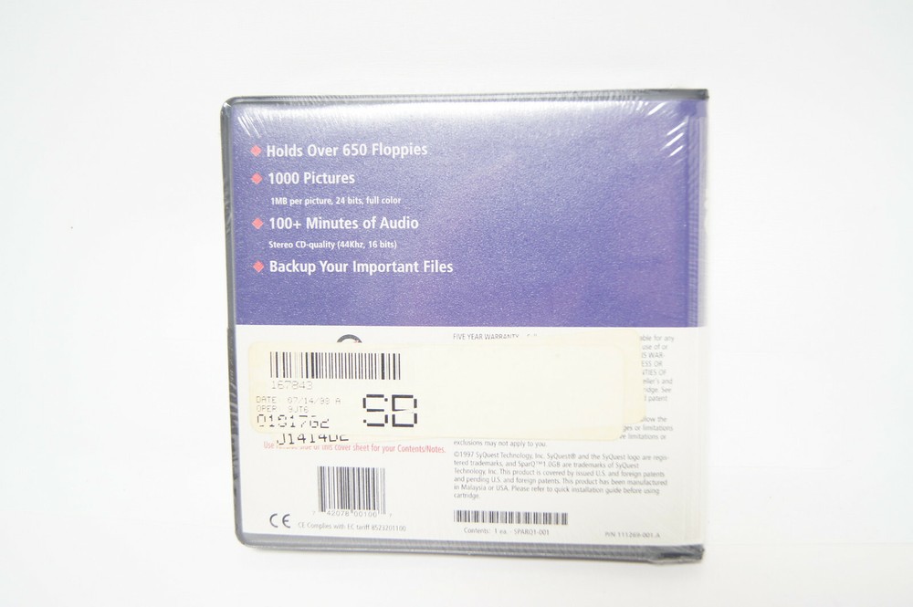 SparQ 1.0 Syquest Explore Your Genius 1997 PC Computer Software Program - New