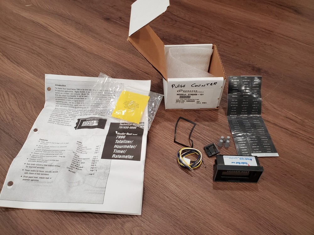 Veeder Root Danaher Controls 0799008-101 Flex Totalizer Hourmeter And Timer