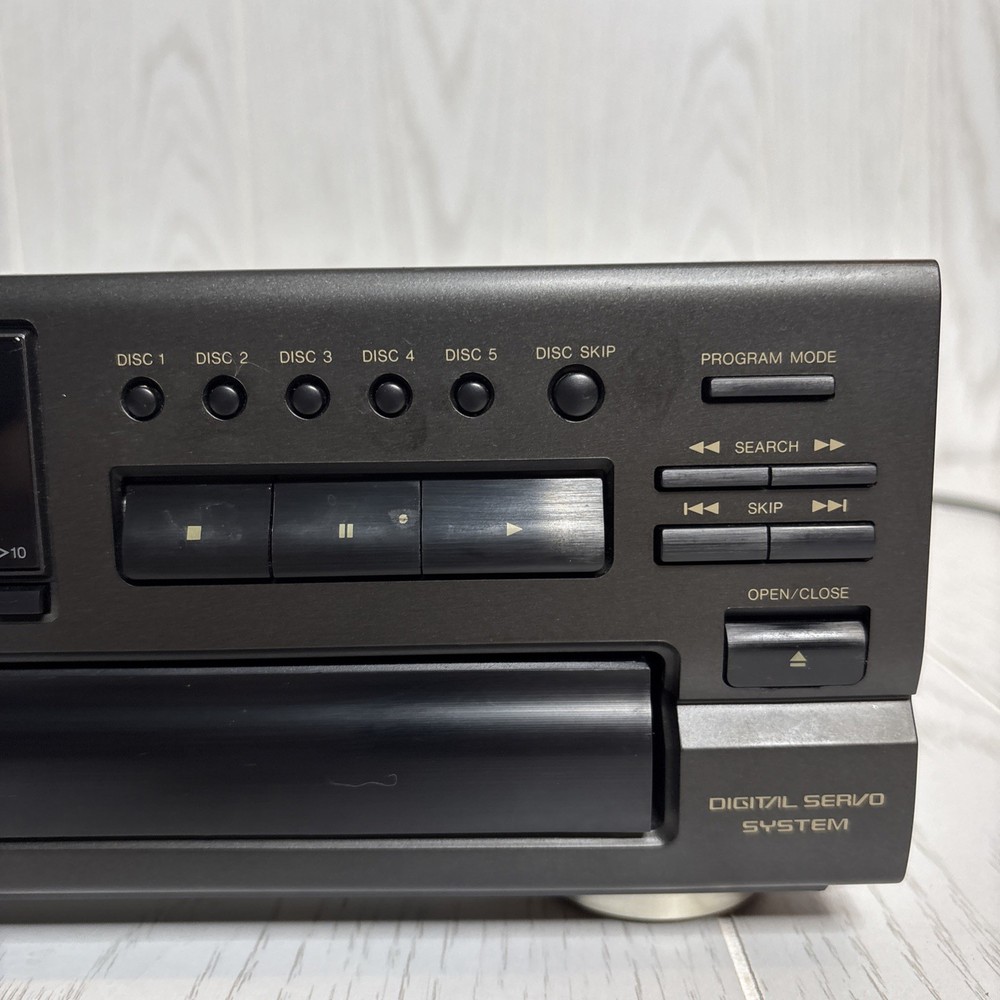 TECHNICS 5-DISC COMPACT DISC CHANGER MODEL SL-PD787 - TESTED - WORKS - BRIGHT