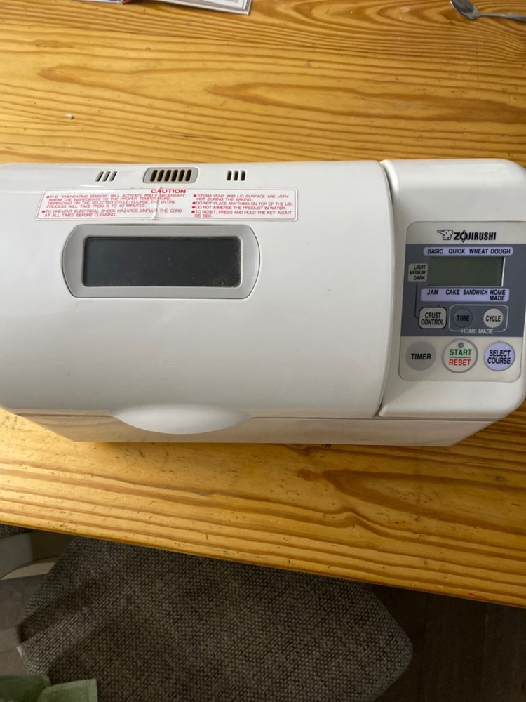 Zojirushi bread maker