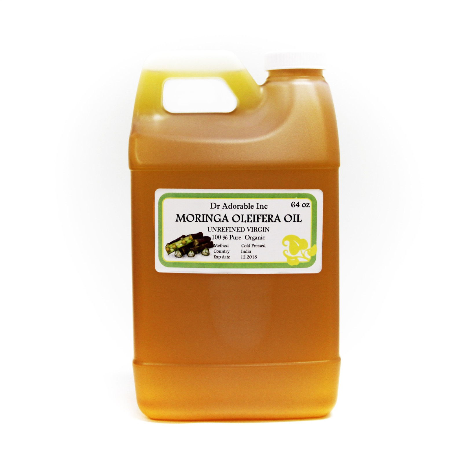 UNREFINED MORINGA OIL PREMIUM 100% PURE ORGANIC COLD PRESSED VIRGIN 2 oz up 7 lb