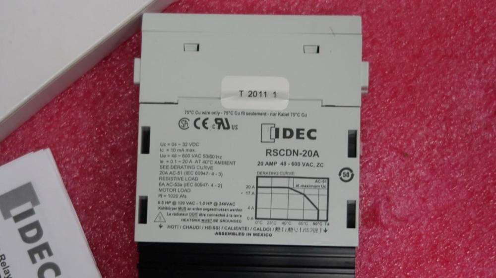 IDEC RSCDN-20A Solid State Relay NEW