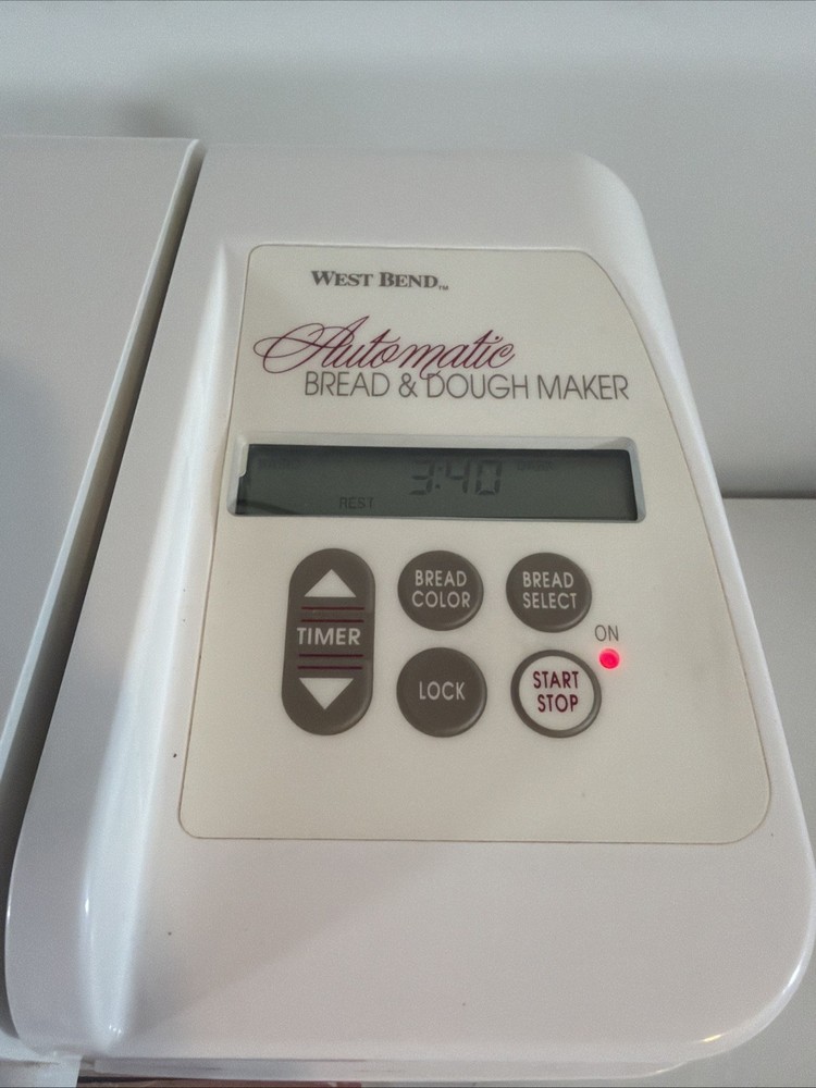 West Bend Automatic Bread & Dough Maker Model 41040 Bread Machine Tested Works