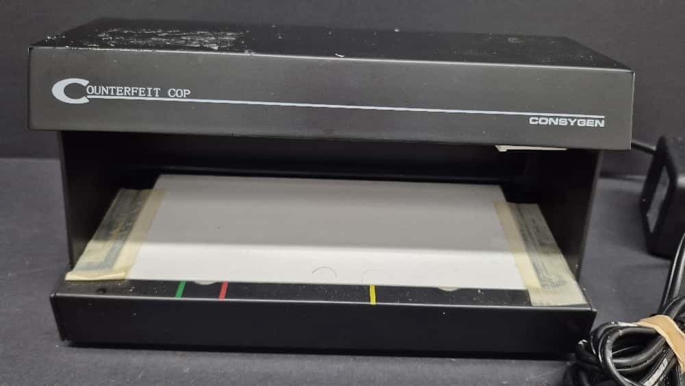 COUNTERFEIT COP by CONSYGEN COUNTERFEIT DETECTION MACHINE UV BLACK LIGHT