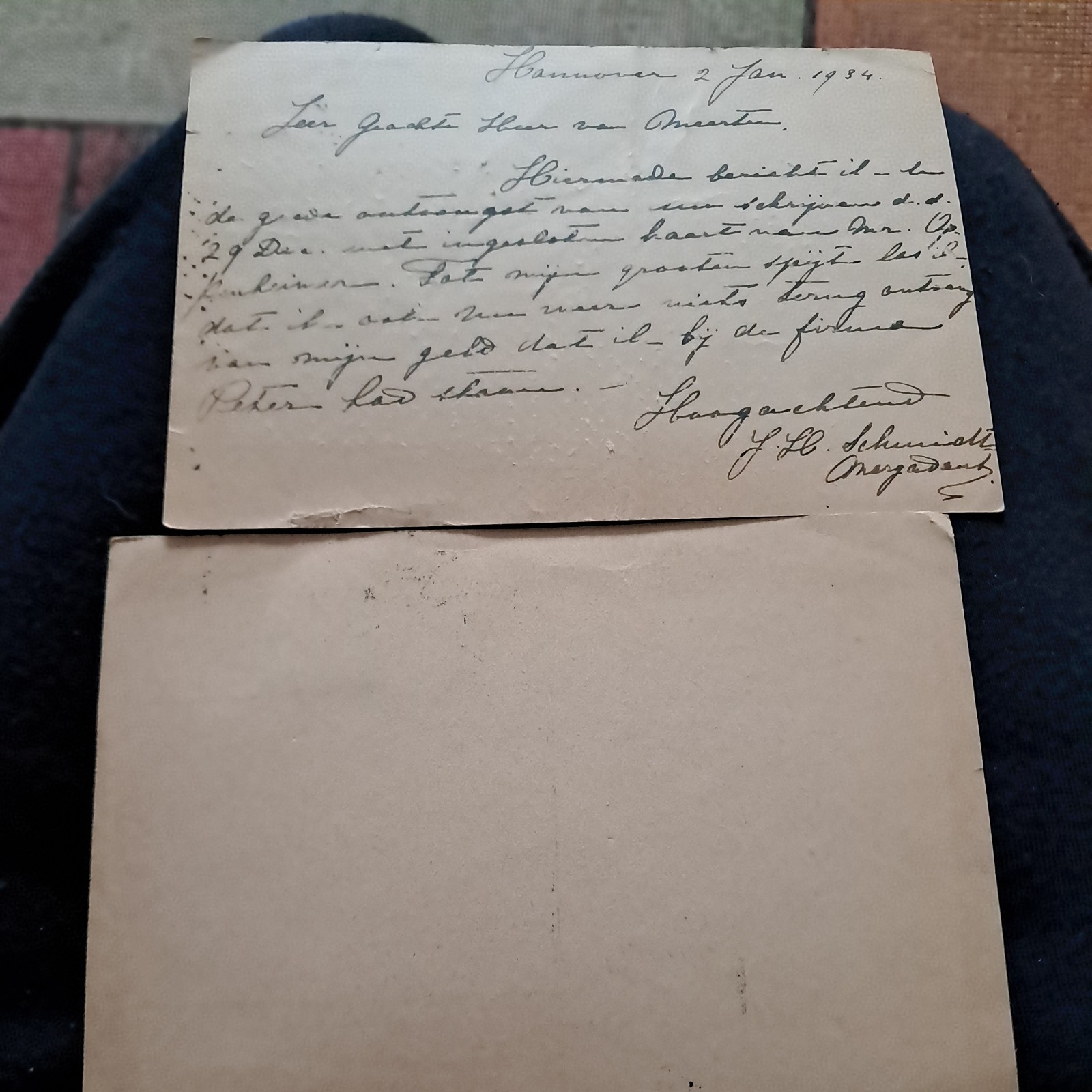 2 x Germany 1930s Used Postcards