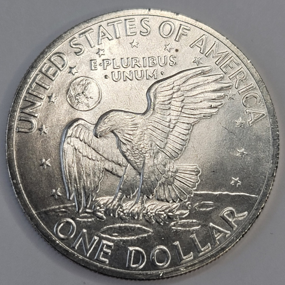 1971 S Eisenhower Uncirculated 40% Silver Dollar