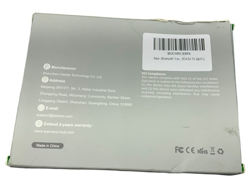 Bluetooth Transmitter Receiver for TV & PC Bluetooth 5.2 Long Range