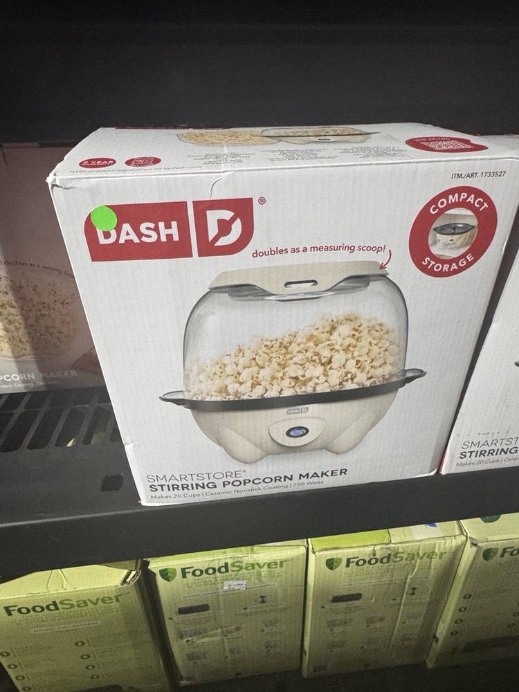 Dash 5QT SmartStore Stirring Popcorn Maker 20 Cups